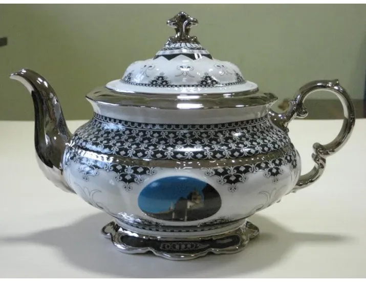 Чайник 1,2л Rudolf Kampf Национальные традиции линия Сирия декор 2115 с изображением Иерусалима