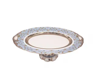 Блюдо овальное  на ноге 36см Rudolf Kampf Национальные традиции линия Иран декор 07121513-2065