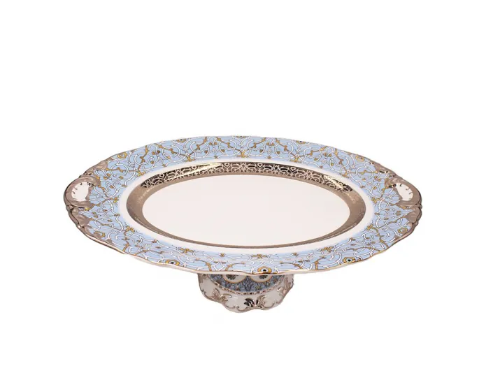 Блюдо овальное  на ноге 36см Rudolf Kampf Национальные традиции линия Иран декор 2065 07121513-2065