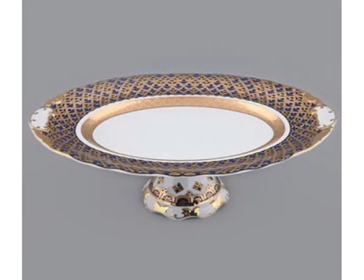 Блюдо овальное на ноге36см Rudolf Kampf линия Марокко 07121513-2075