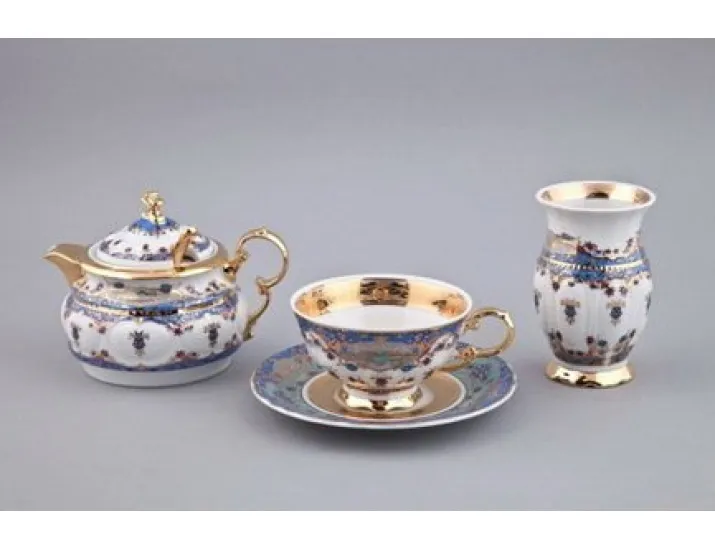 Подарочный набор чайный Rudolf Kampf 1 персона 6 предметов, декор Иерусалим 2025 07140824-2025k