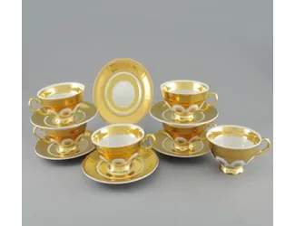 Набор чайных пар на 6 персон 12 предметов Rudolf Kampf Национальные традиции 0,20л 07160425-2041