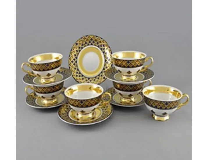 Набор чайных пар на 6 персон 12 предметов Национальные традиции 0,20л 07160425-2071