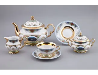 Чайный сервиз на 6 персон 15 предметов Rudolf Kampf Национальные традиции (Афганистан) Великие святыни Ислама