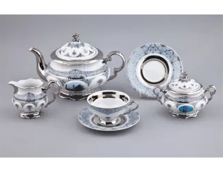 Чайный сервиз на 6 персон 15 предметов Rudolf Kampf Национальные традиции (Иран) Великие святыни Ислама