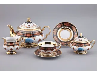 Чайный сервиз на 6 персон 15 предметов Rudolf Kampf Национальные традиции (Турция) Великие святыни Ислама