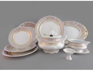 Сервиз столовый Rudolf Kampf Национальные традиции 25 предметов 6 персон фиолетовый 07162011-238Ak