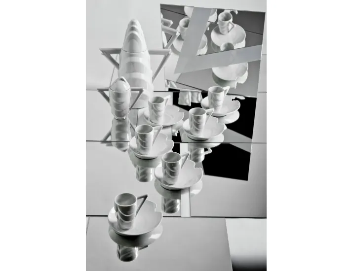 Кофейный сервиз мокко Rudolf Kampf Манхэттен 15 предметов 6 персон 64160713-0000k