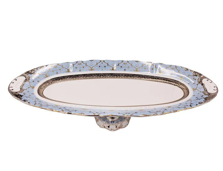 Блюдо овальное на ноге 55,5см Rudolf Kampf Национальные традиции линия Иран декор 2065 07121518-2065