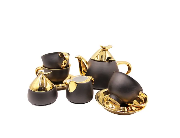 Сервиз чайный Rudolf Kampf Кельт на 6 персон 15 предметов черный 52160728-251Bk