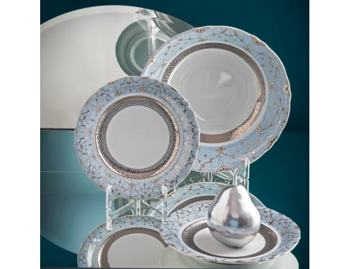 Тарелка десертная 19см 1шт Rudolf Kampf Национальные традиции линия Иран декор 2065