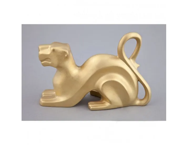 Фигурка Rudolf Kampf  Пантера, золото