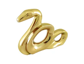 Фигурка Rudolf Kampf Змея №5, золото