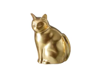 Фигурка Rudolf Kampf Кошечка, матовое золото
