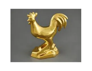 Фигурка Rudolf Kampf Петух (золото глянц.)