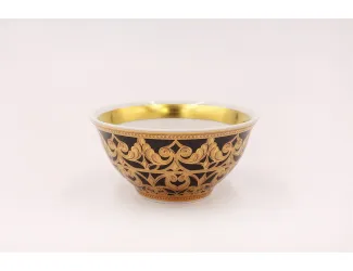 Пиала 9см Rudolf Kampf Александрия чёрная 36111321-2283