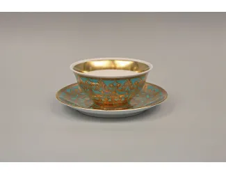 Пиала Rudolf Kampf Rudolf Kampf Александрия 9 см, бирюза 36111322-2282