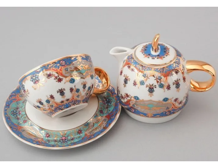 Восточный набор Rudolf Kampf  Duo 3 предмета (чайник0,4+чашка0,2), Иерусалим декор 2025k 42140825-2025k