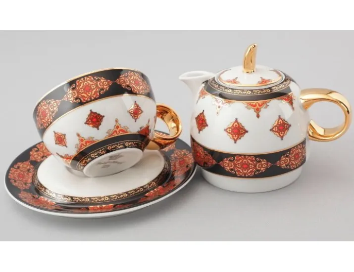 Восточный набор Rudolf Kampf  Duo 3 предмета (чайник0,4+чашка0,2) линия Турция 42140825-2095