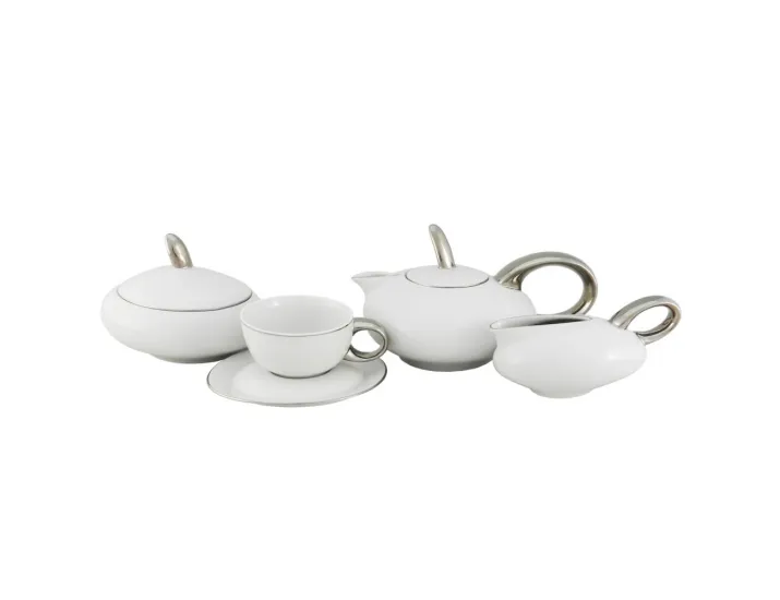 Сервиз чайный Rudolf Kampf Мария Тереза 15 предметов 6 персон белый 42160725-2565