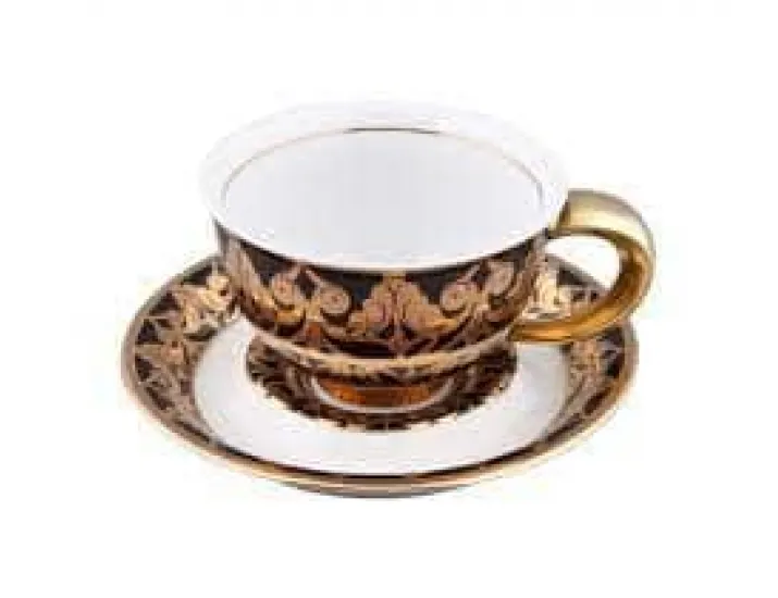 Чайная пара 300мл Rudolf Kampf Кельт декор 2293 чёрный 52120412-2293