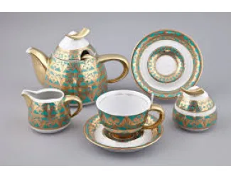 Сервиз чайный Rudolf Kampf Кельт с чайником 0,55л, бирюза 52160724-2292k