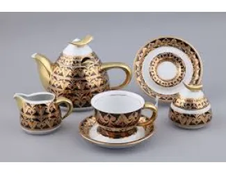 Сервиз чайный Rudolf Kampf Кельт с чайником 0,55л, черный 52160724-2293k