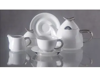 Сервиз чайный Rudolf Kampf Кельт на 6 персон 15 предметов платина 52160728-1122k