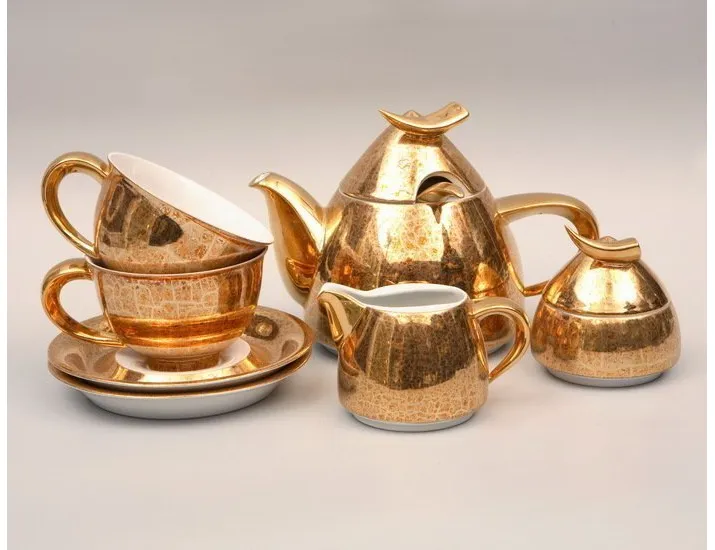 Сервиз чайный Rudolf Kampf Кельт на 6 персон 15 предметов золото 52160728-2252k