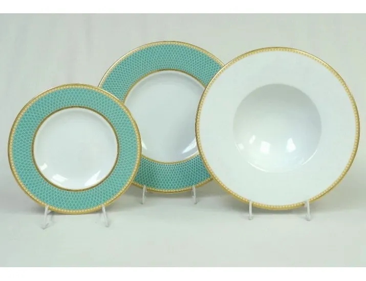 Набор тарелок 18шт Rudolf Kampf Византия декор 2612 57160129-2612