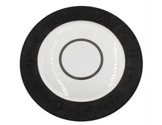 Тарелка суповая 25см Rudolf Kampf Древний Египет декор 2110 черный 61110225-2110