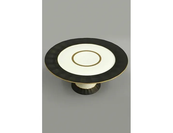 Тортовница на ножке 32смсм Rudolf Kampf Древний Египет чёрный декор 2012 61116034-2012k