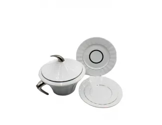 Столовый сервиз на 6 персон 26 предметов Rudolf Kampf Древний Египет белый декор 2014 61162011-2014