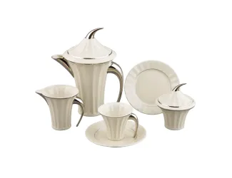 Сервиз чайный Rudolf Kampf Древний Египет 15 предметов 6 персон (слоновая кость) 61560725-2014