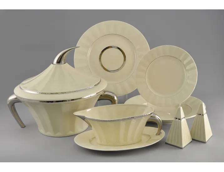 Сервиз столовый Rudolf Kampf Древний Египет 26 предметов 6 персон слоновая кость 61562011-2014