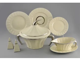 Сервиз столовый Rudolf Kampf Древний Египет 26 предметов 6 персон слоновая кость 61562011-2014k