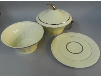 Сервиз столовый Rudolf Kampf Древний Египет 26 предметов 6 персон слоновая кость 61562011-2015