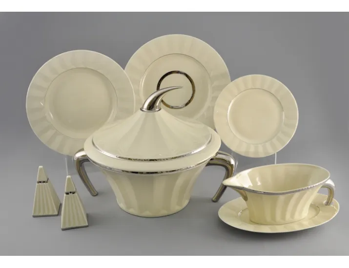 Сервиз столовый Rudolf Kampf Древний Египет 26 предметов 6 персон слоновая кость 61562011-2015k