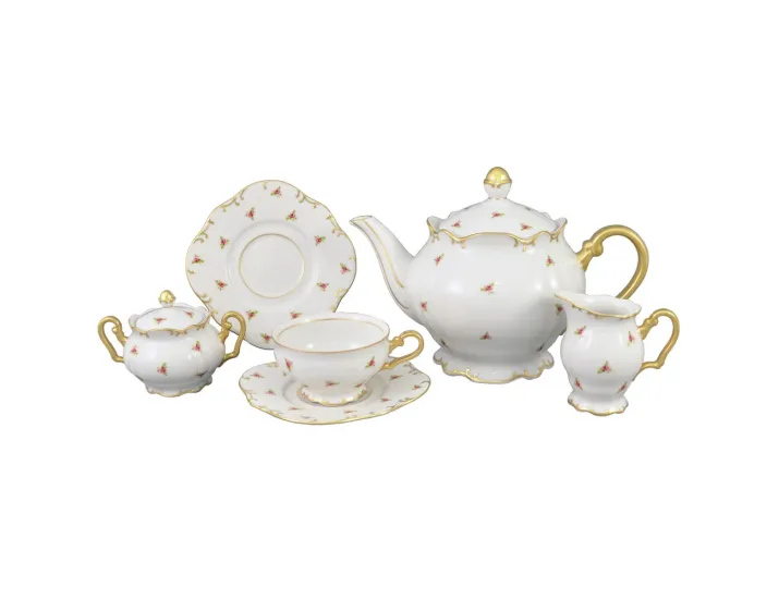 Сервиз чайный Rudolf Kampf Юбилейная коллекция 15 предметов 6 персон 68160725-2524