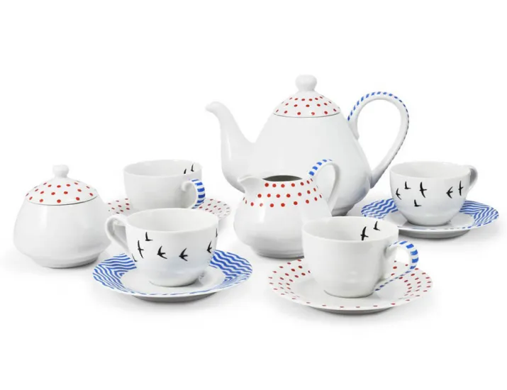 Сервиз Чайный на 4 персоны 11 предметов Leander BeFree декор 2826