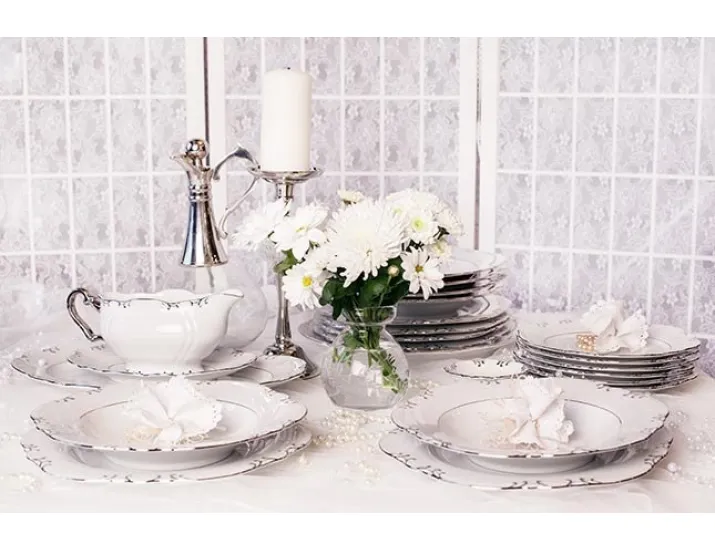 Сервиз столовый Rudolf Kampf Юбилейная коллекция 24 предмета на 6 персон 68162012-2522