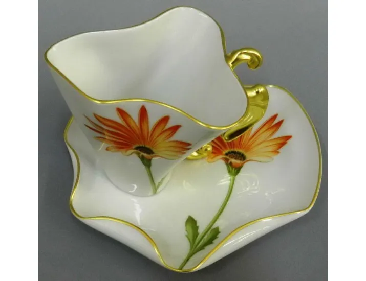 Чайная пара Rudolf Kampf Дали 0,15л 46120425-240Pk гербера