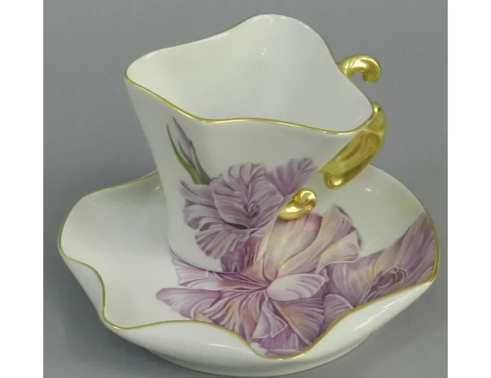 Чайная пара Rudolf Kampf Дали 0,15л 46120425-240Yk Ирис